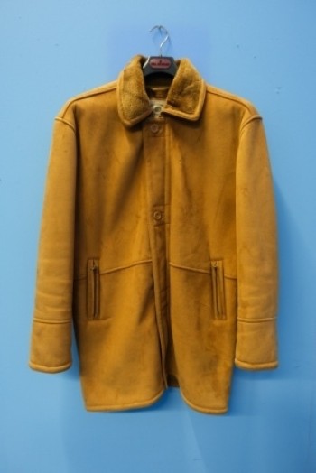 Giaccone uomo pelle scamosciato