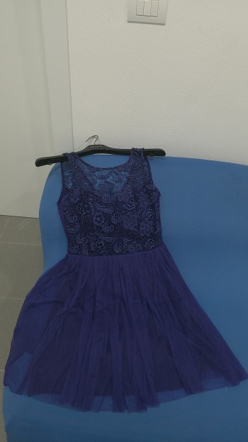 Abitino viola con macramè