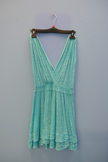 Abito prendisole verde acqua