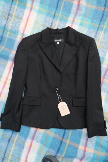 Giacca donna nera Versace