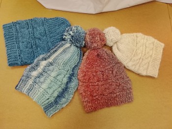 Cappelli di lana fatti a mano