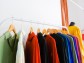 clothes hanging on rack