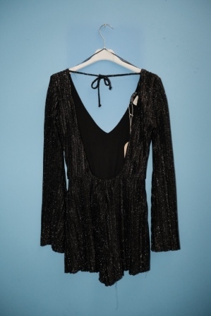 Vestito lurex a pantaloncino