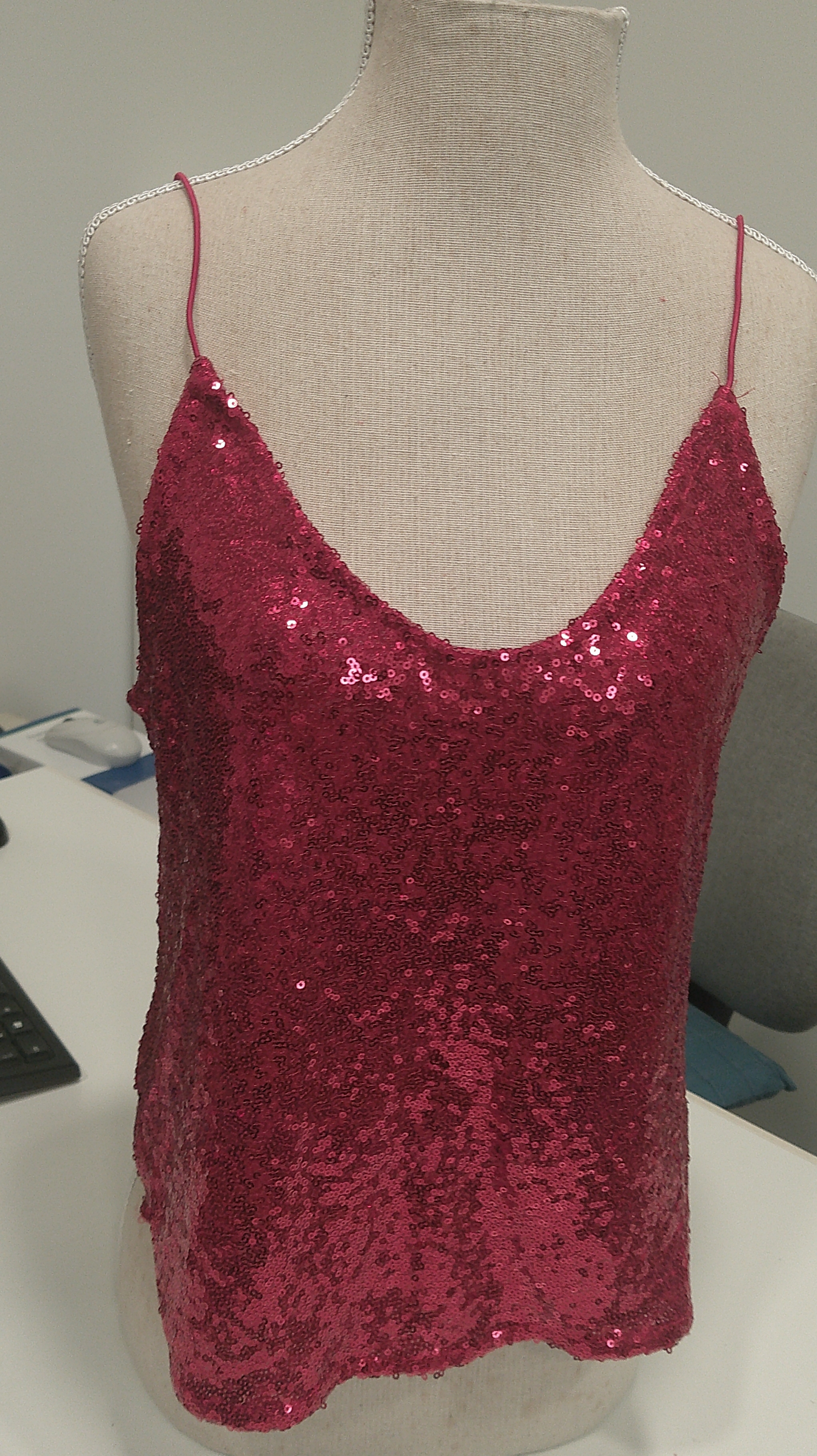 Abitino paillettes rosso