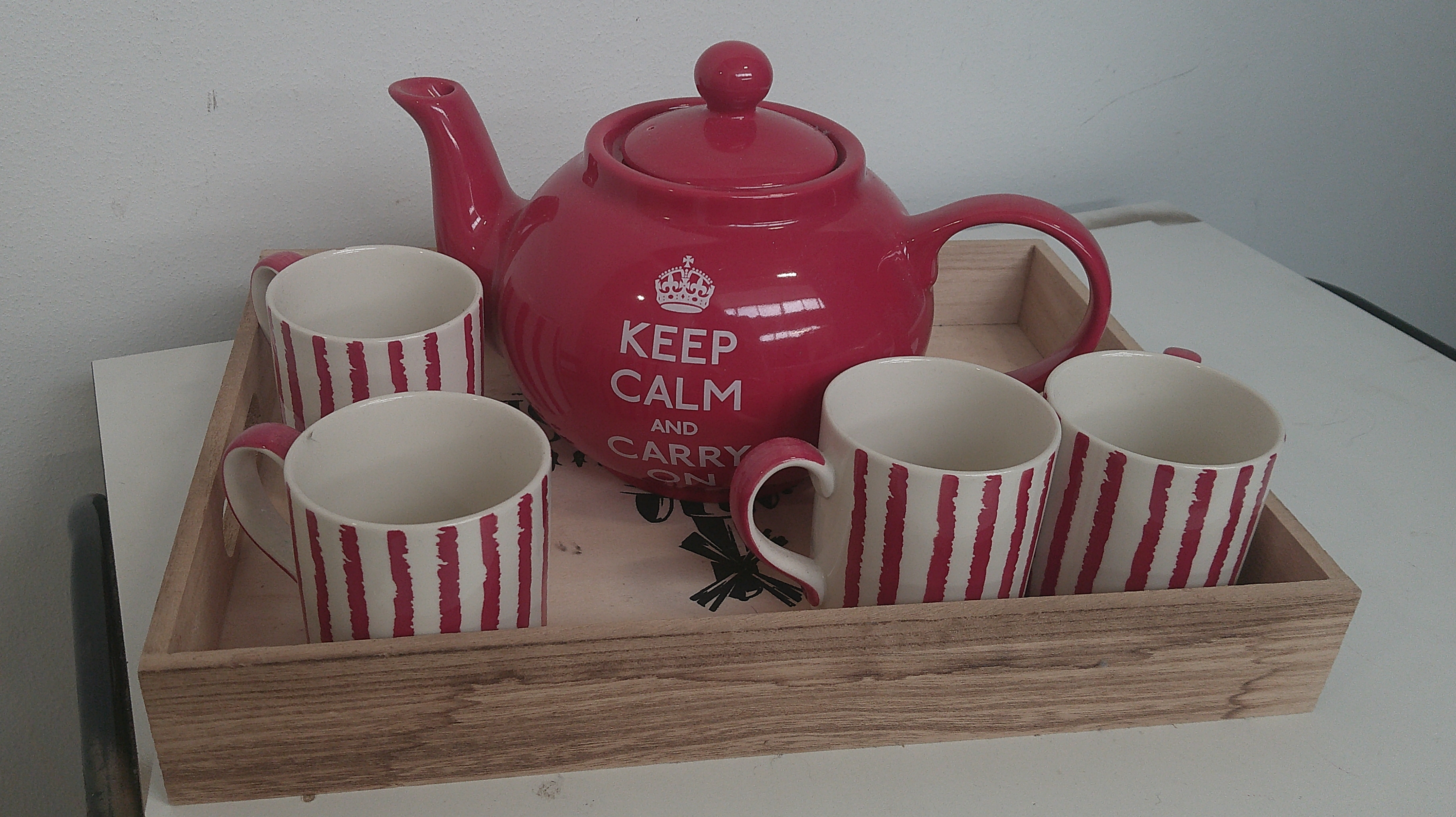 Servito da tisane Keep Calm and Carry On