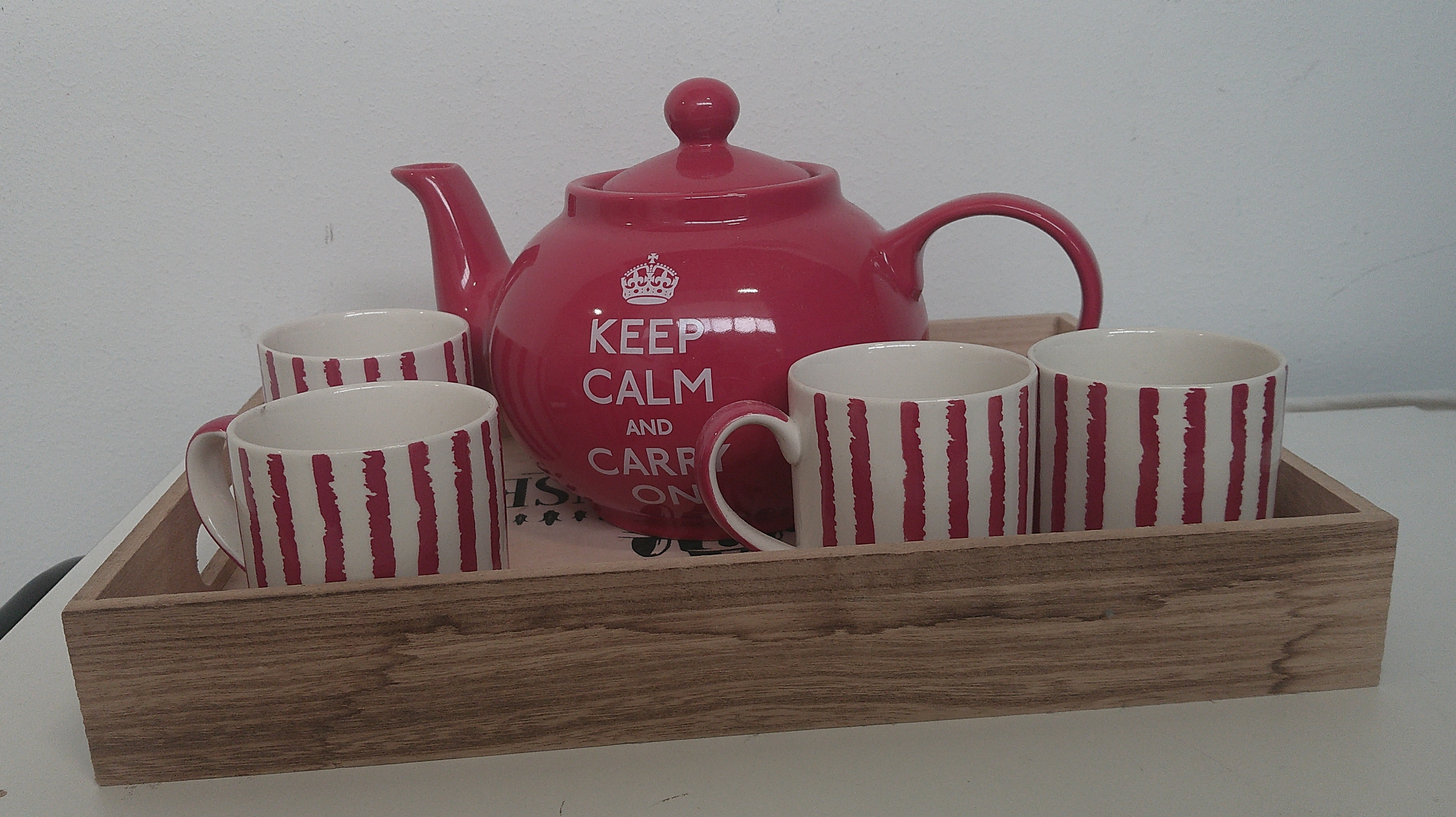 Servito da tisane Keep Calm and Carry On