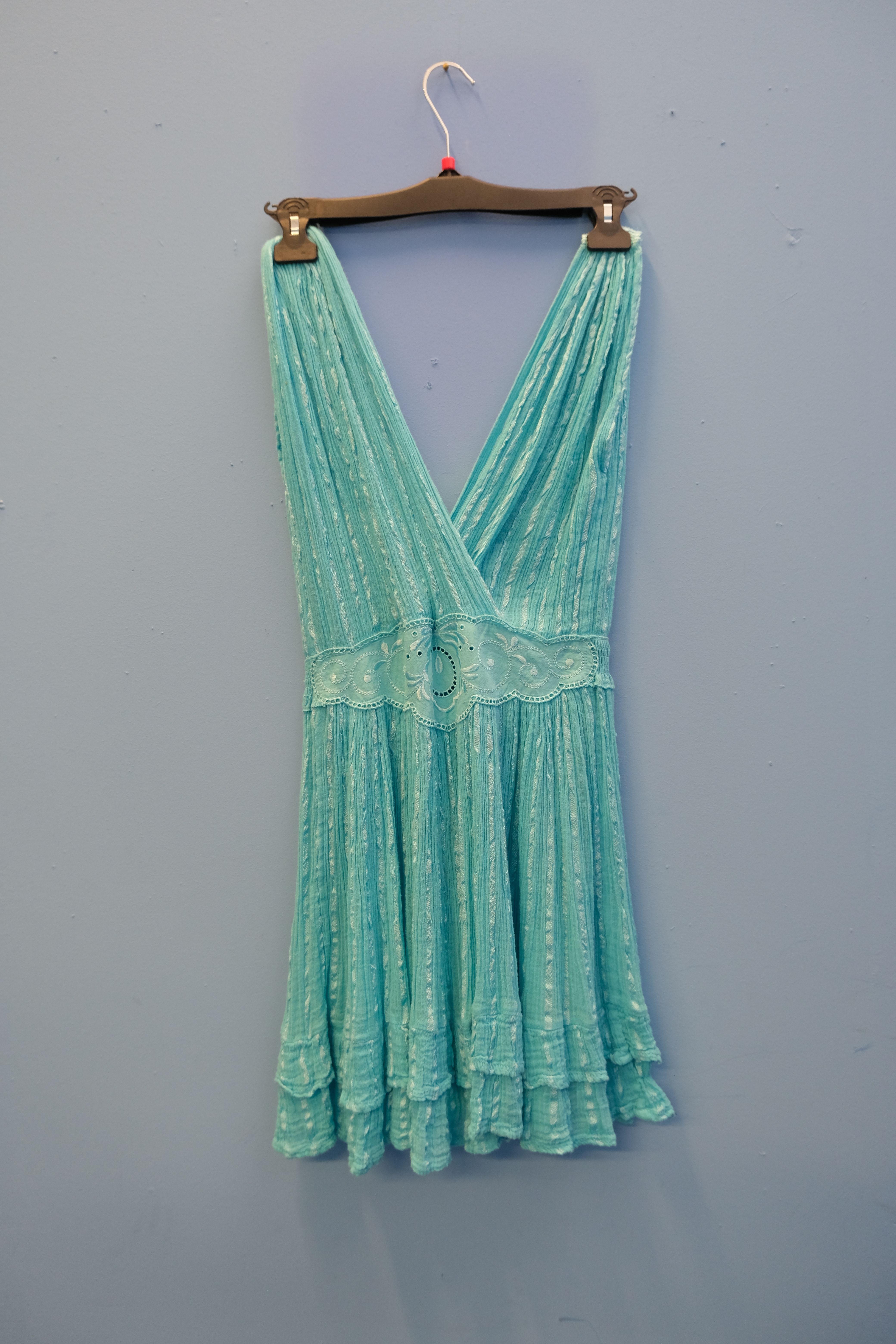 Abito prendisole verde acqua