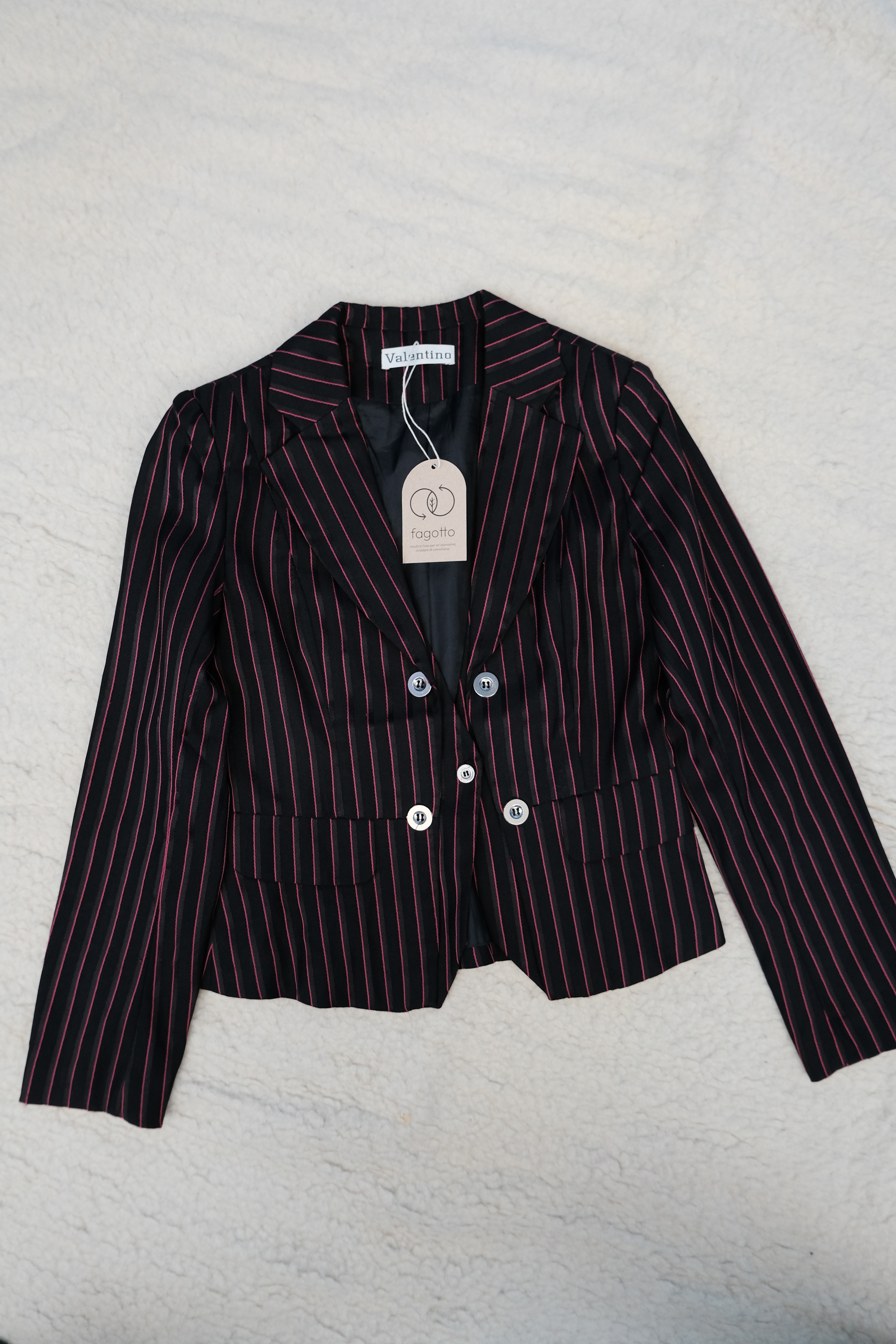 Giacchino rigato donna