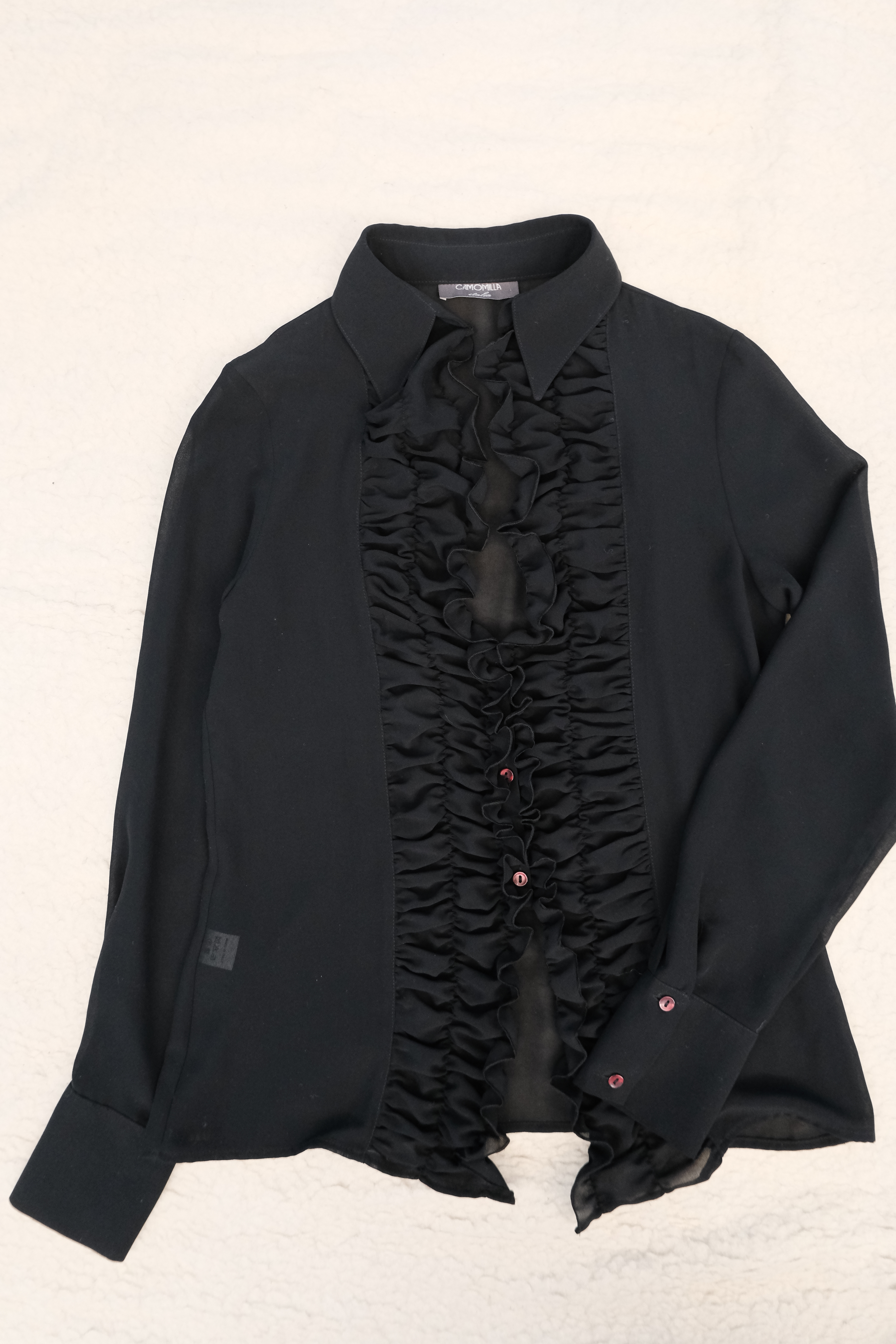 Camicia sera con volant