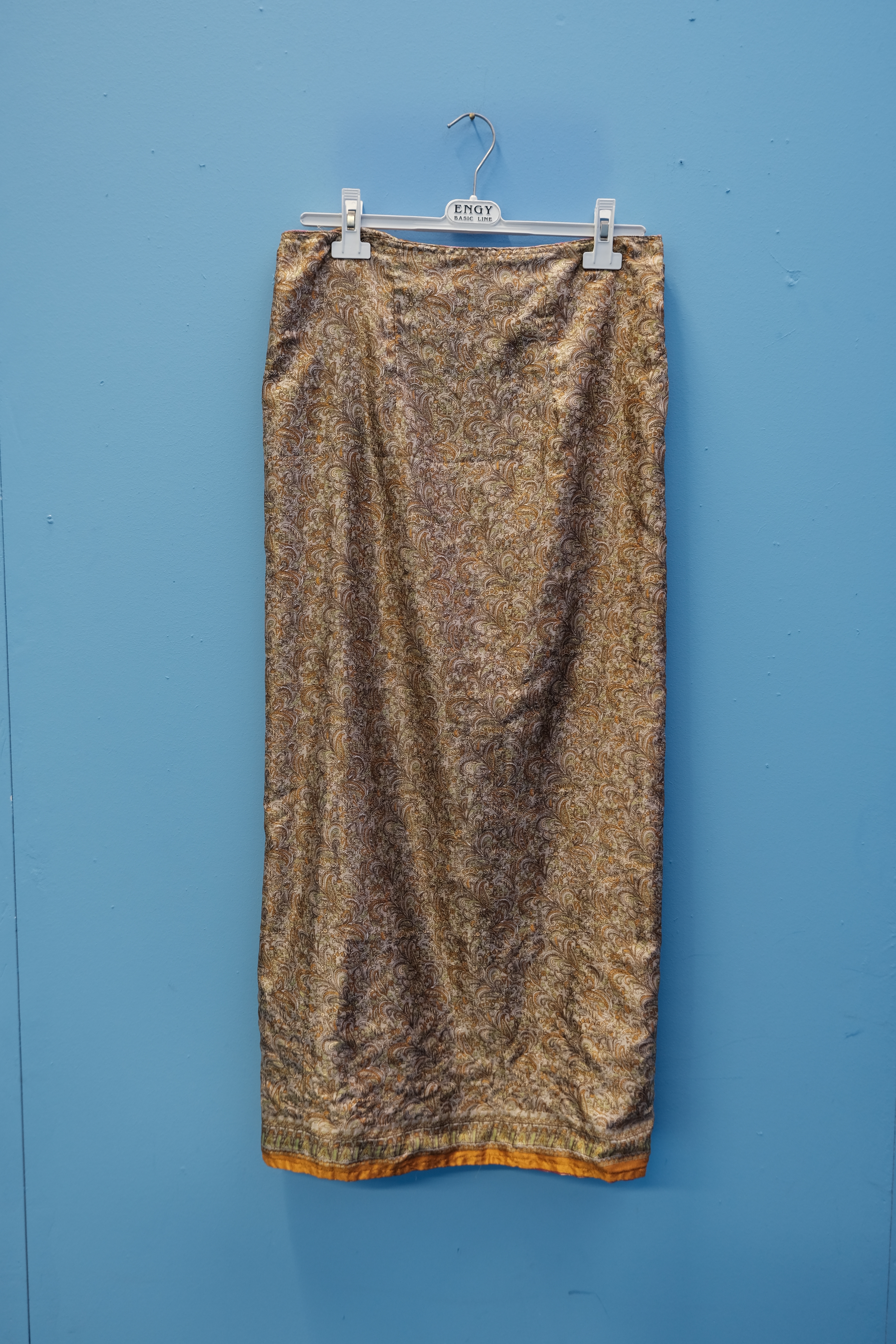 Gonna portafoglio in seta